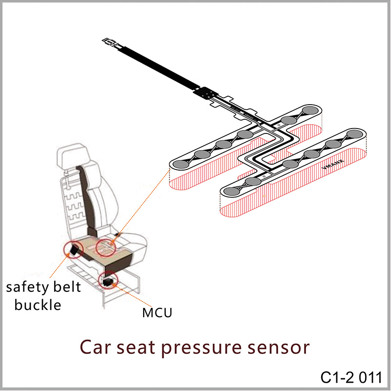 Car seat pressure sensor