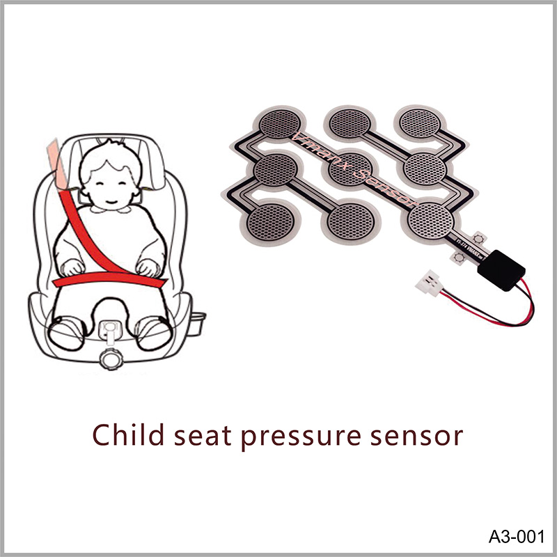 Child seat pressure sensor