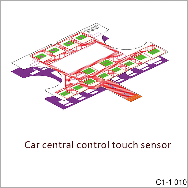 Car sentral control touch sensor