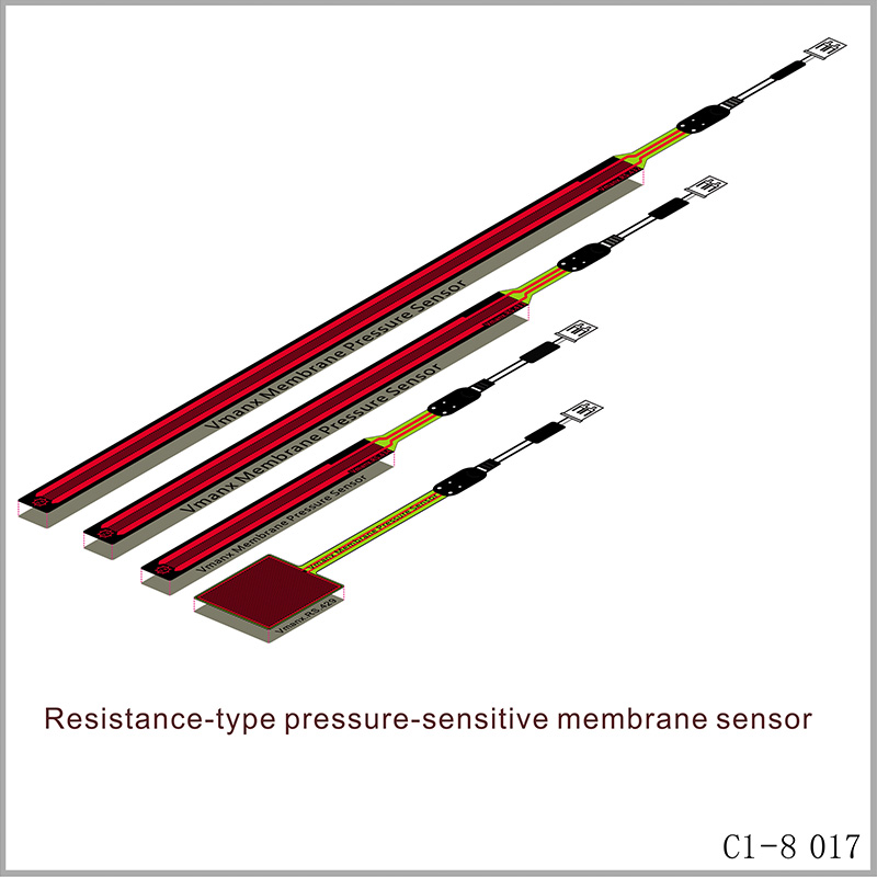 Resistance-type pressure-sensitive membrane sensor