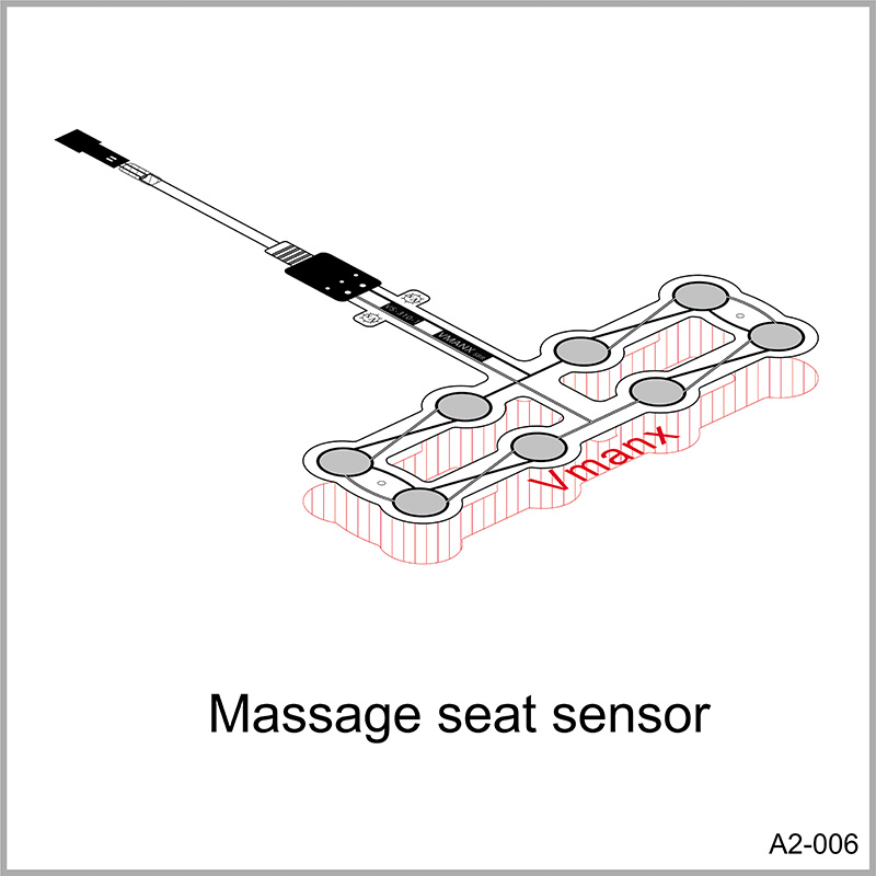 Massage seat sensor