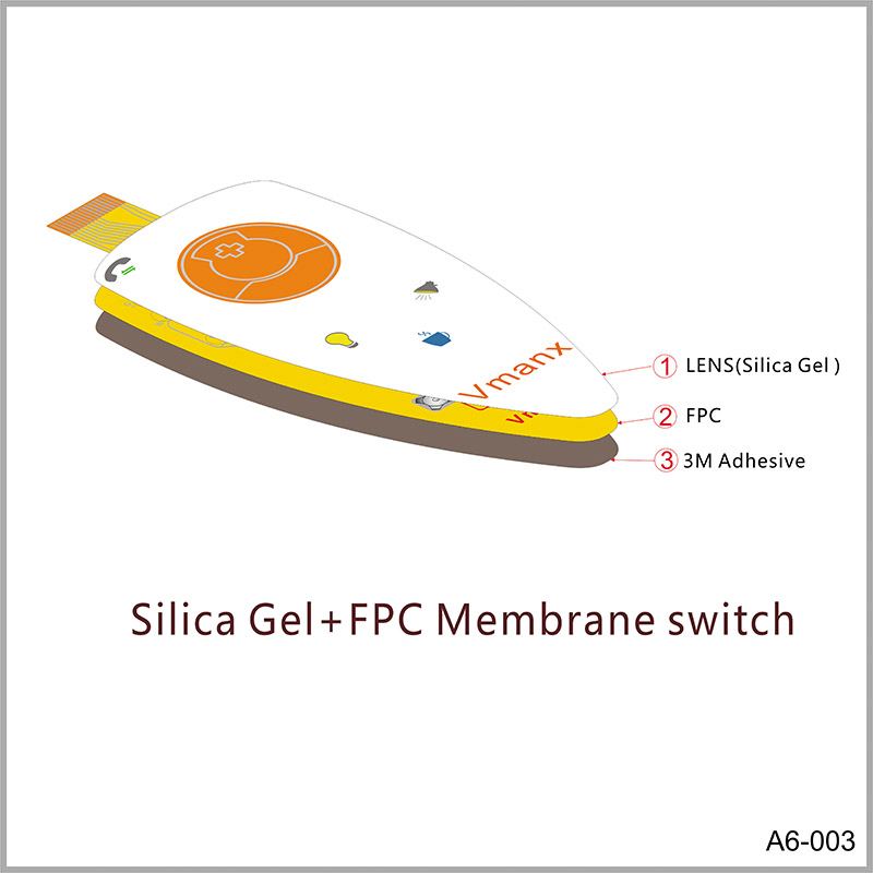 Silica Gel+FPC Membrane switch